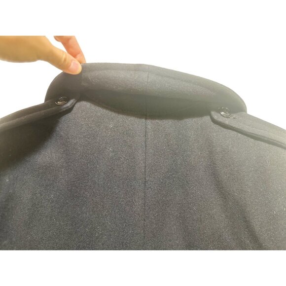 US Navy/DSCP Quarterdeck Collection Pea Coat Blazer Womens 14R Black Wool - Picture 13 of 16